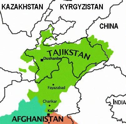 languages of tajikistan map